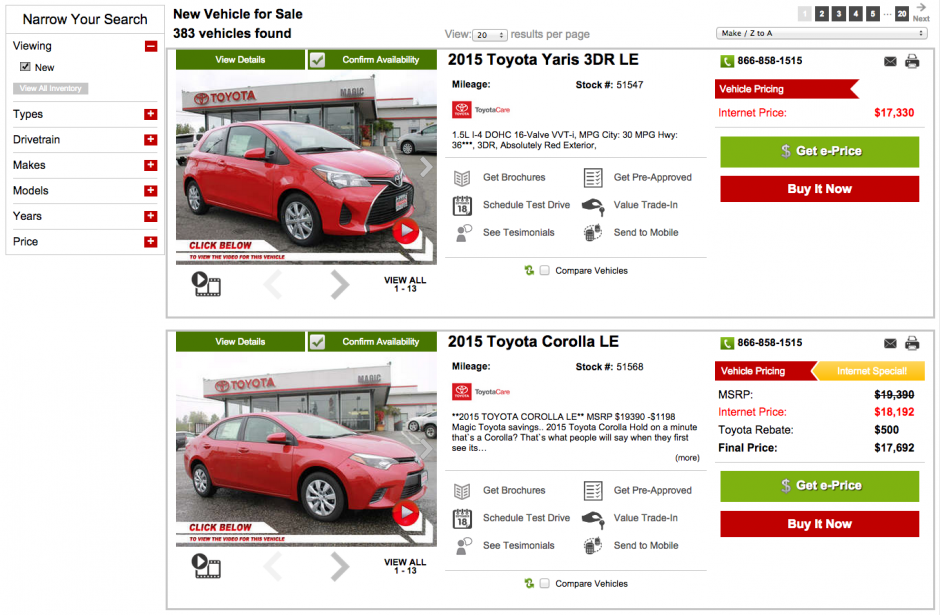 Increase Car Dealer site Leads With This Lead Button Home