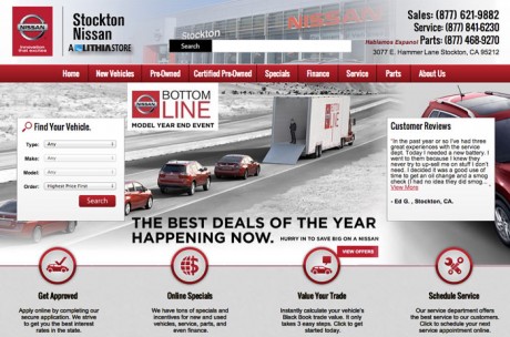Nissan dealerships in stockton